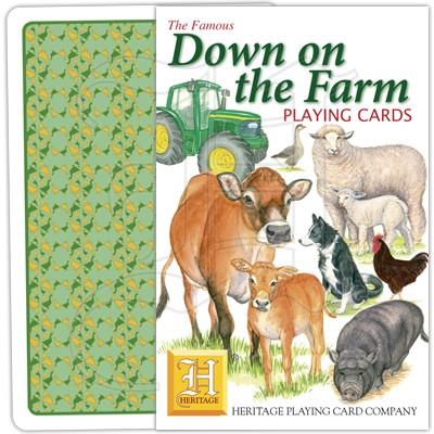 The Famous Down on the Farm Playing Cards